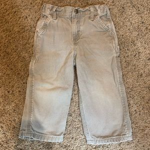 3T Boys Carhartt khaki jeans
